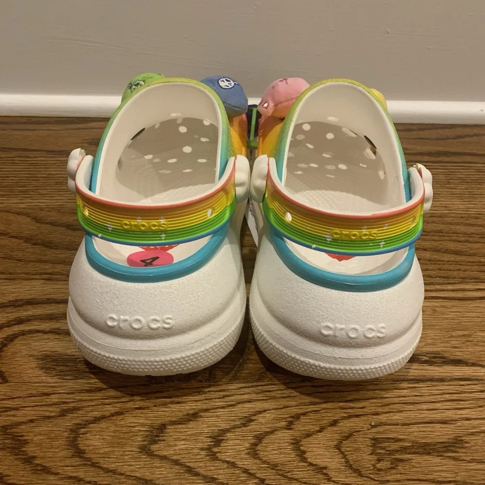 Crocs X Care Bears Adult Crush Clog Platform Sandals Women's Size 6 / Men's 4